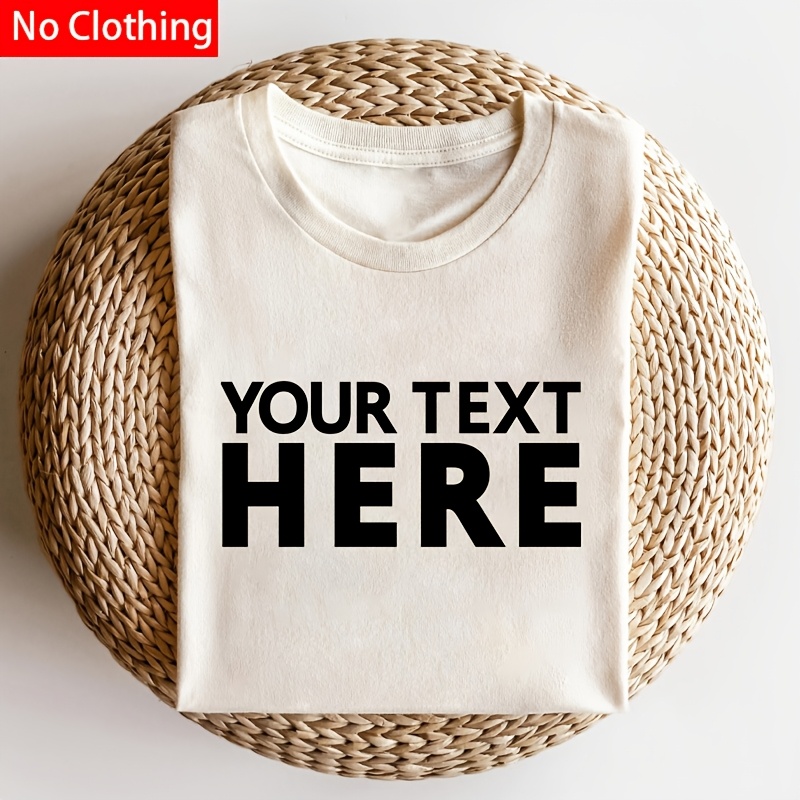 

Custom Text Iron-on Heat Transfer Vinyl Decal - Personalized Lettering For Diy T-shirts, Masks, Jeans & Backpacks - Black Polyester, Sewing & Knitting Supplies