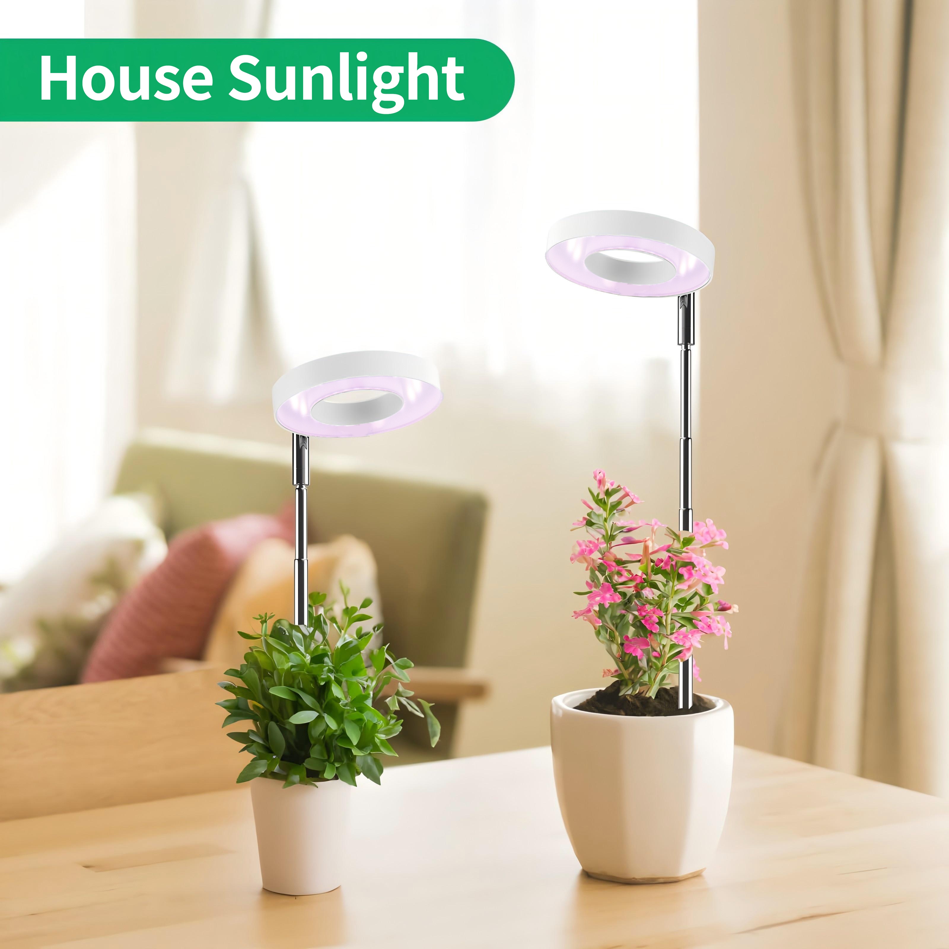 

2/3/4/6pcs, Grow Light, Led Plant Light For Indoor Plants Growing, Full Desk Growth Lamp With Automatic Timer For 2h/4h/8h, 4 Dimmable Levels, Height Adjustable 8"-26