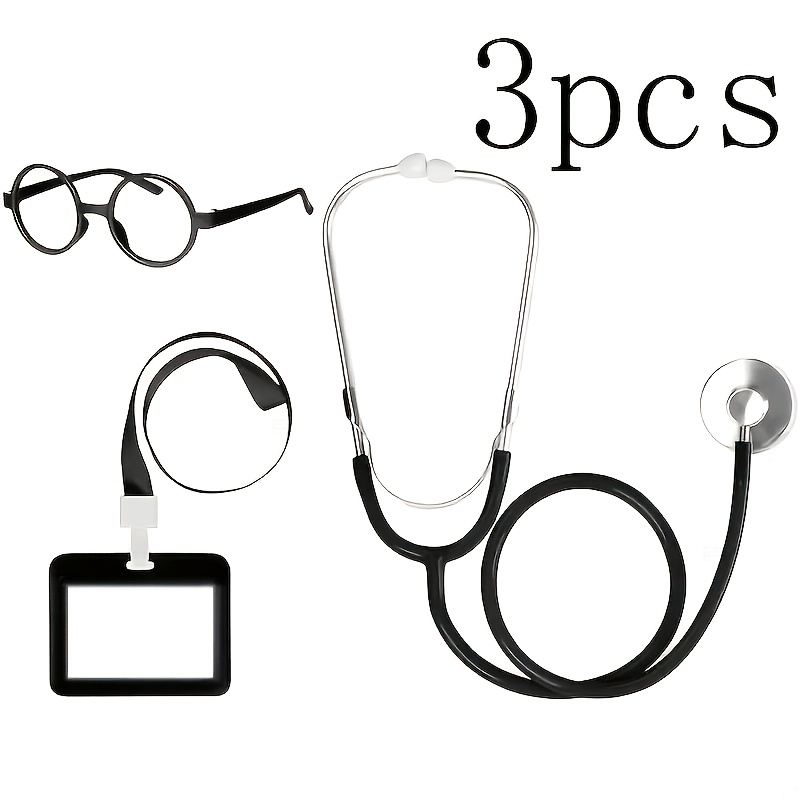 TEMU Ensemble de 3 accessoires de costume sur le thème du , unisexe, convient pour les jeux de rôle, les fêtes à thème, Halloween, , , les spectacles
