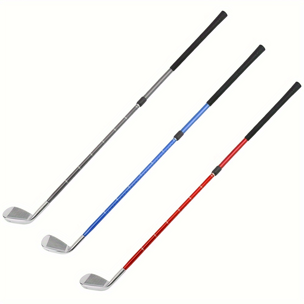 1pc retractable golf club zinc alloy club head durable golf training clubs perfect golf supplies for beginners details 0