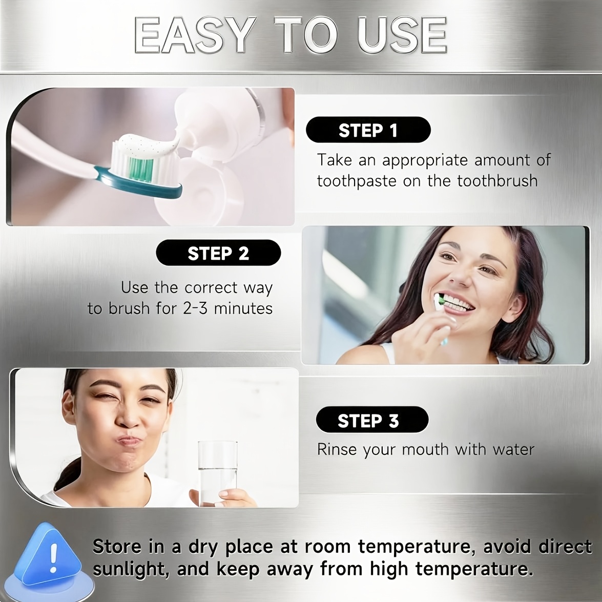 5pcs Remineralizing White Toothpaste with Hydroxyapatite