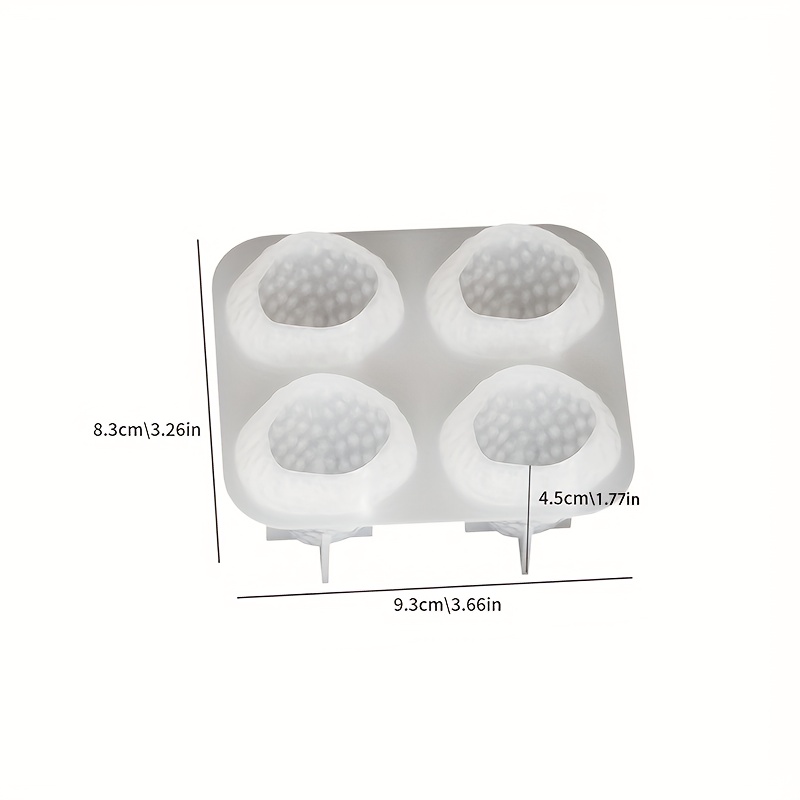 E-shop Erdbeer Ornament Silikonform Erdbeer Dekoration Ornament Form Erdbeer Handgefertigte Form Harz Silikonform Harz Gips Dekoration Form Kerzen