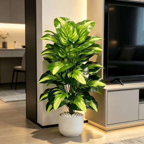 1pc premium large artificial plant golden diamond pothos 45 28 inches ideal for store decoration garden indoor outdoor farmhouse housewarming front door decor graduation season weddings grandparents day