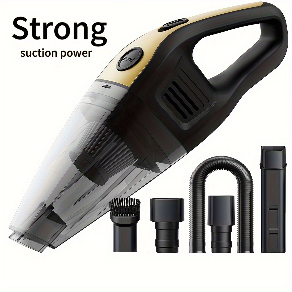 portable cordless car vacuum cleaner with 2000mah 2 battery 44w 40db high power large capacity battery handheld vacuum cleaner details 0