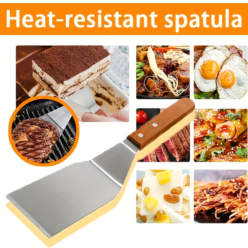 Stainless Steel Frying Spatula, Pancake Turner, and Kitchen Tool