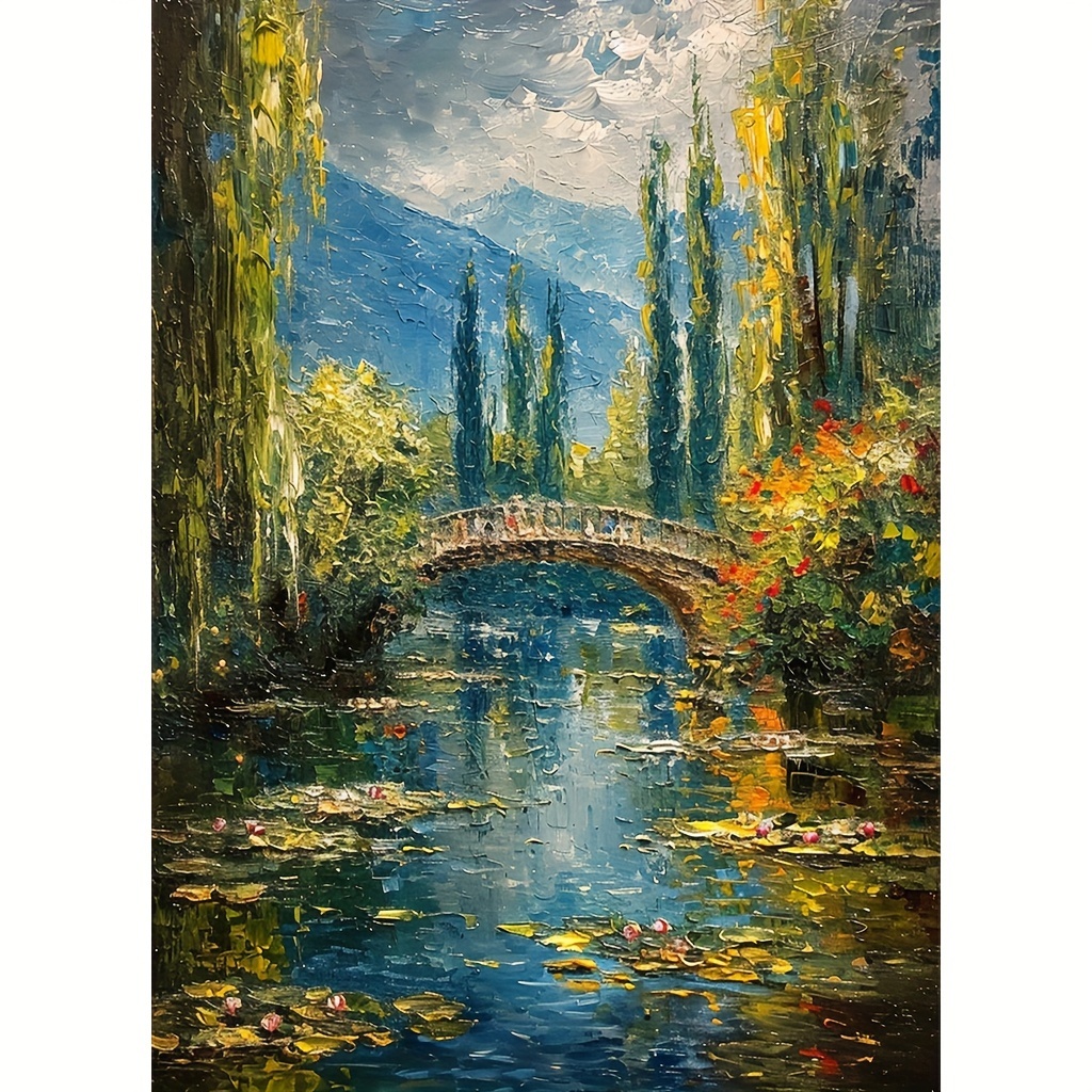 

1pc 30x40cm/ 11.8x15.7in Without Frame Diy Large Size 5d Diamond Art Painting Beautiful Scenery, Full Rhinestone Painting, Diamond Art Embroidery Kits, Handmade Home Room Office Wall Decor