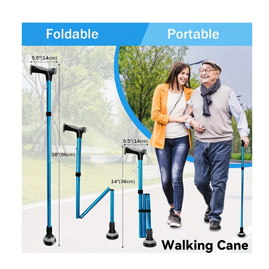 Walking Cane For Seniors Cool Canes For Women Men Adjustable Foldable ...