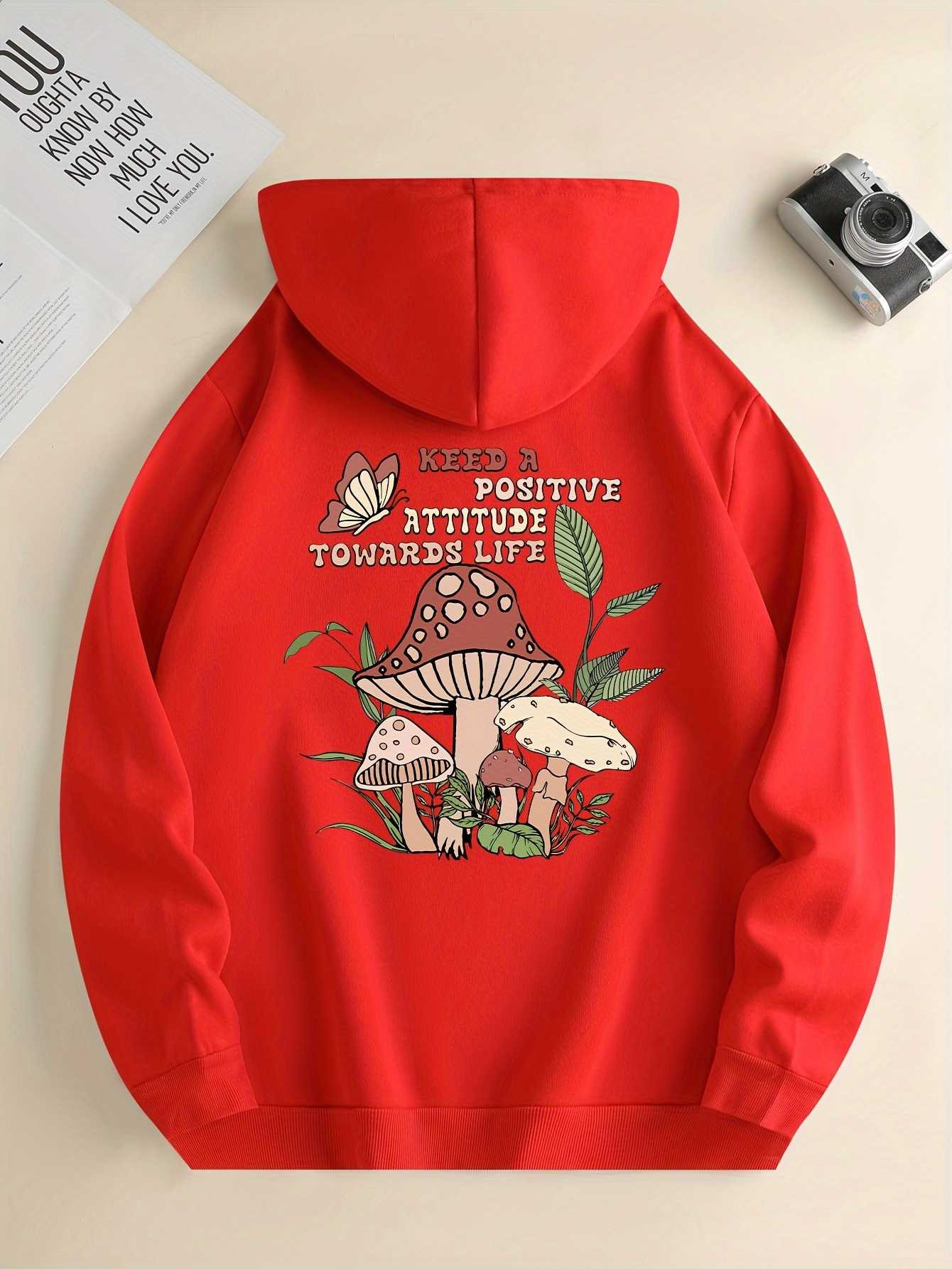 Fancy Cartoon Mushroom Print Hoodie Cool Hoodies Men Men s Temu