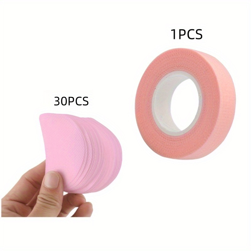 Image of 31pcs Eye Makeup Tape Set, Includes Eyeshadow Guide Tape & Eyeliner Stickers For Application, And Under Eye Protection Pads For Safe Makeup, Cosmetic Additions Kit