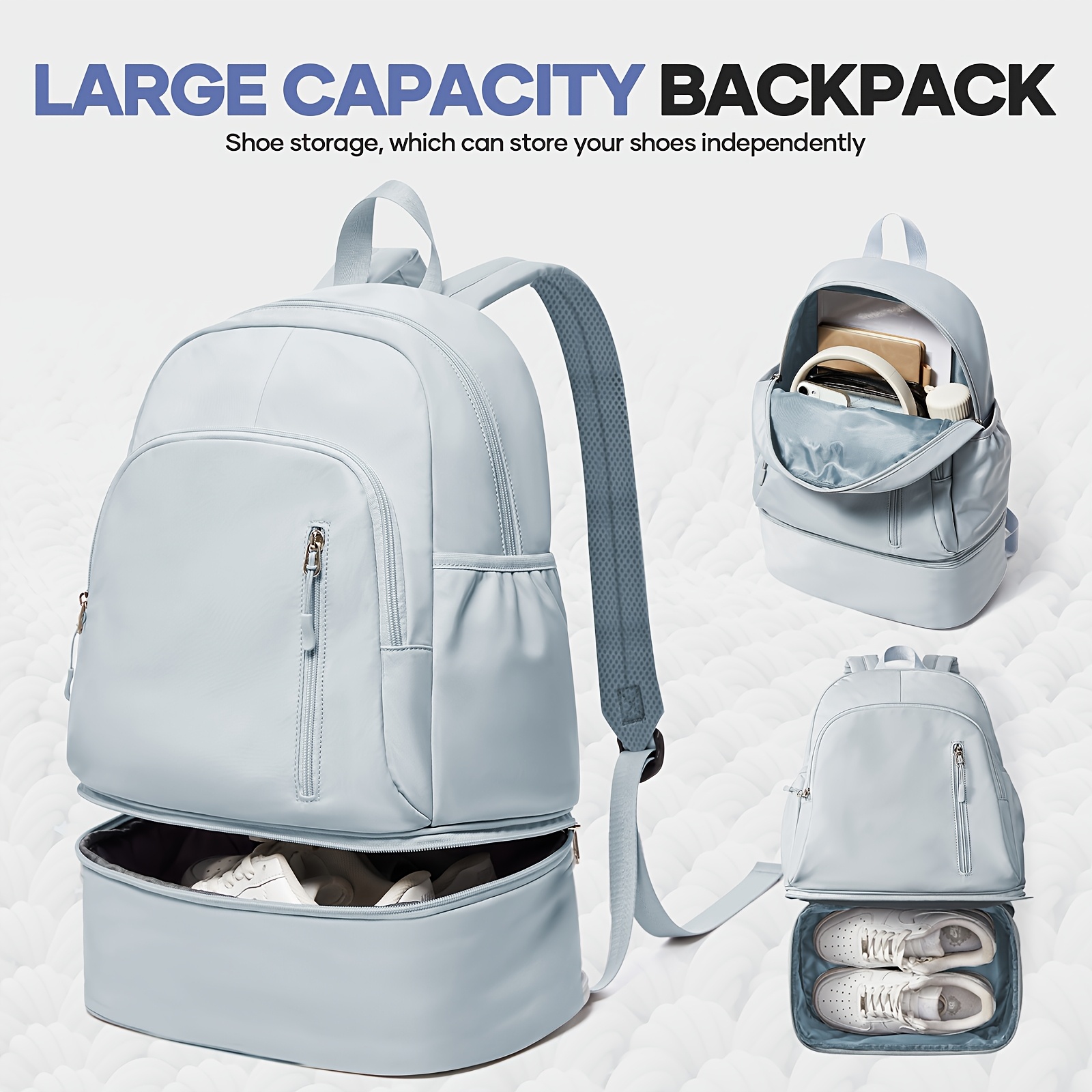 backpack for laptop and shoes KAUKKO Thick Canvas Travel Backpack, Flight Approved Carry On tear resistant Oxford fabric supports dependable daily use DC Shoes Men's Locker Backpack