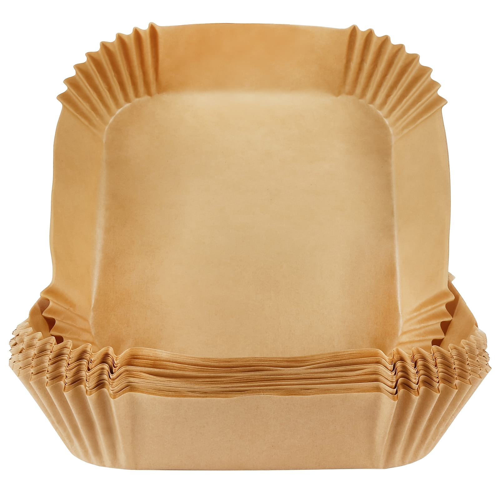 300 sheets air fryer baking paper - unbleached &   parchment with   edges, indented center for   cooking | compatible with ovens & air fryers | safe for frying, baking roasting, grilling | individually wrapped for   | disposable sheets | made from plastic material | ideal for holidays & everyday use |   air fryer-specific cooking, air fryer liners non stick, air fryer  , air fryer liner xl, grilling liner, Product details 1