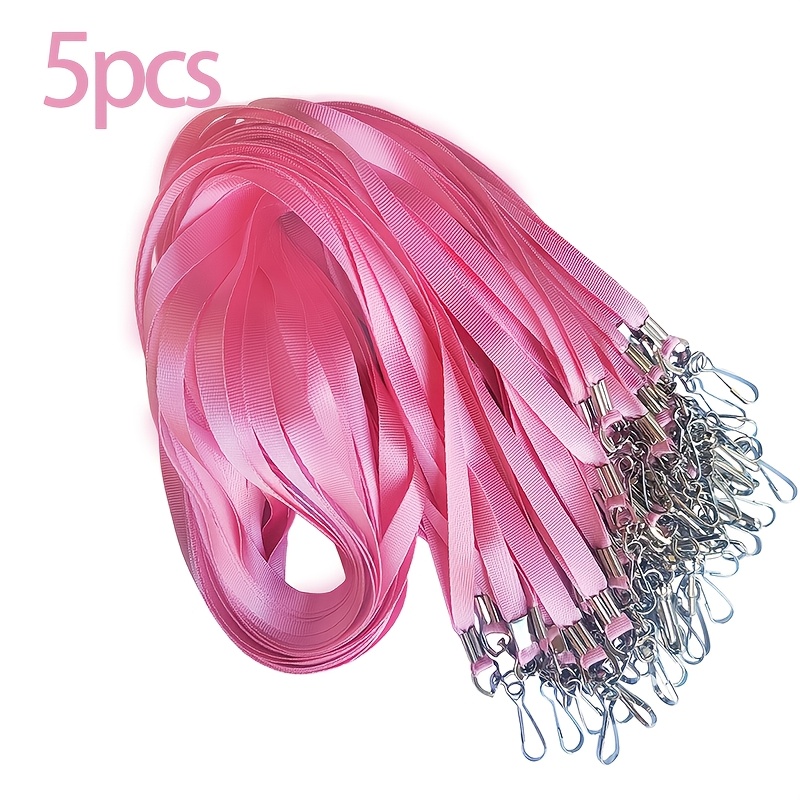 TEMU Cordon en polyester 2D en gros, cordon de croisière premium, cordon à boucle à ressort en métal | Crochet pivotant pour badge, porte-cartes