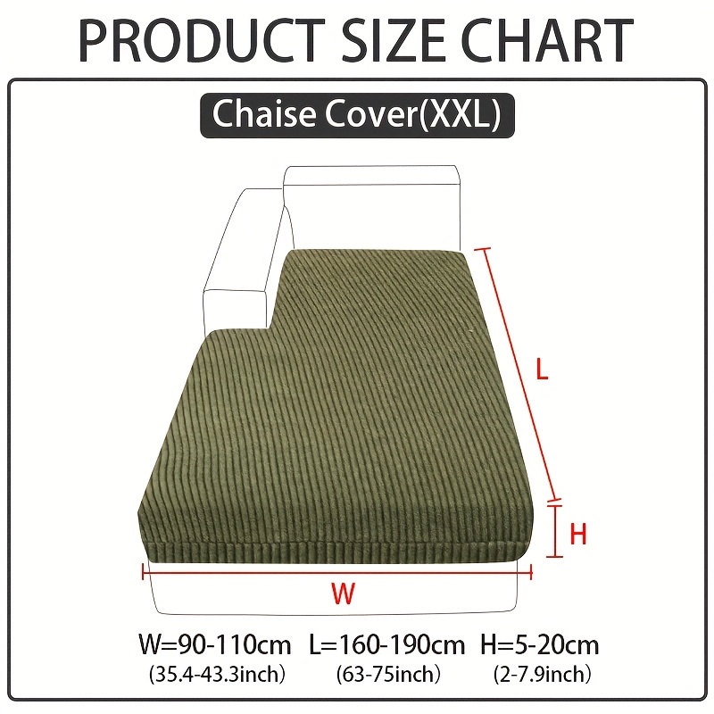 TEMU 1pc Straight Strip Sofa Hat Suitable For , Simple And Modern, Living Room And Bedroom Decoration Sofa Cover - Straight Grain