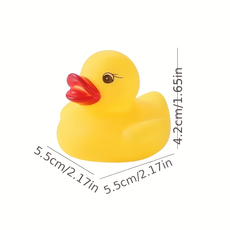10pcs Cute Rubber Duck Toys | Colorful, Durable, Floating and Interactive Baby Bath Toys, Ideal for Baby Shower Gifts