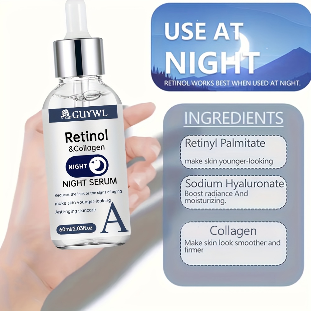 Le coffret 3 pièces de Guywl comprend des sérum de vitamine C, de rétinol et d'acide hyaluronique jour et nuit, associés au collagène, à l'acide tranexamique et à la niacinamide. Il éclaire le teint, raffermit la peau, hydrate en profondeur et uniformise le teint.