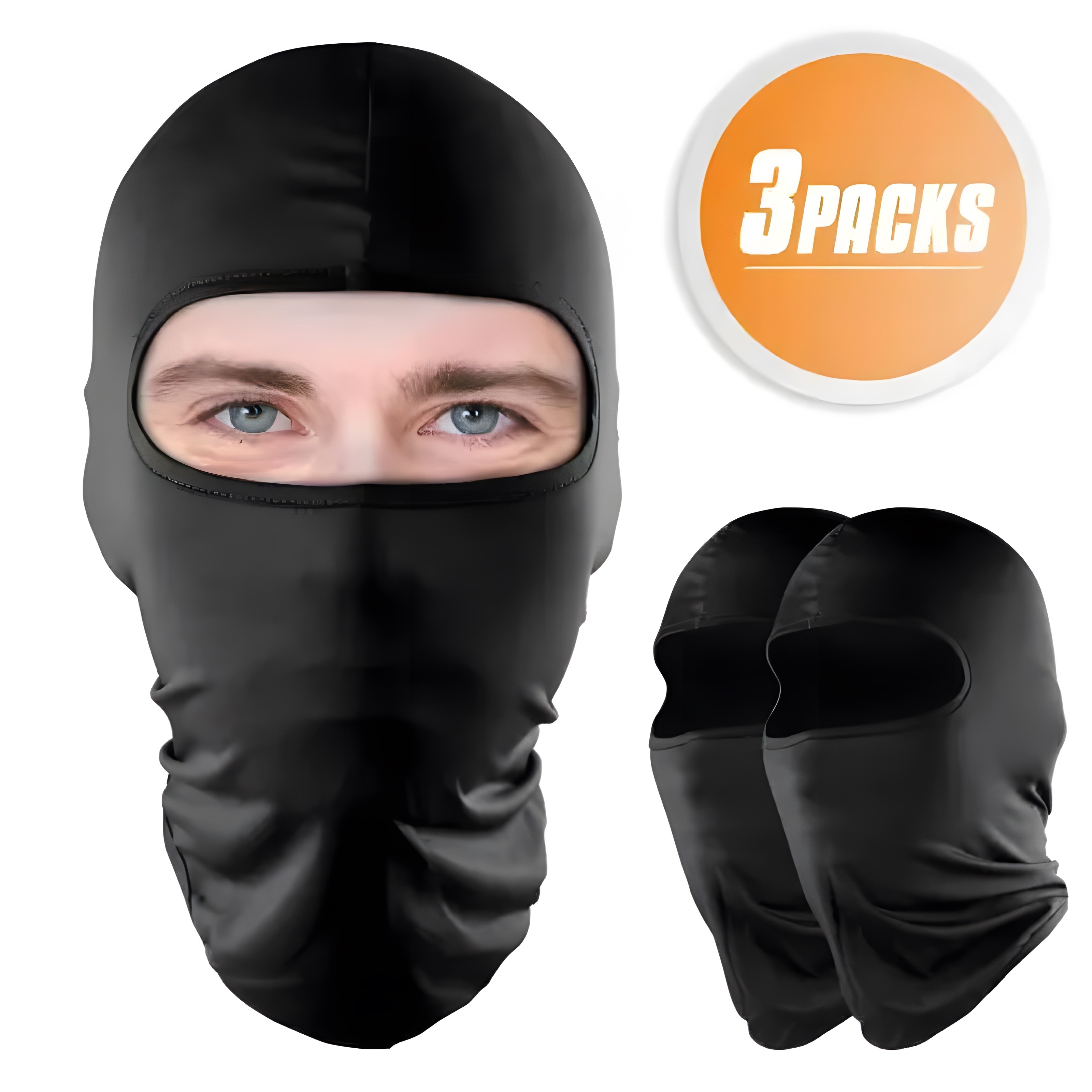 3pcs Balaclava Face Mask Uv Protection Tactical Masks For Men Women Ski Sun  Hood - Automotive - Temu