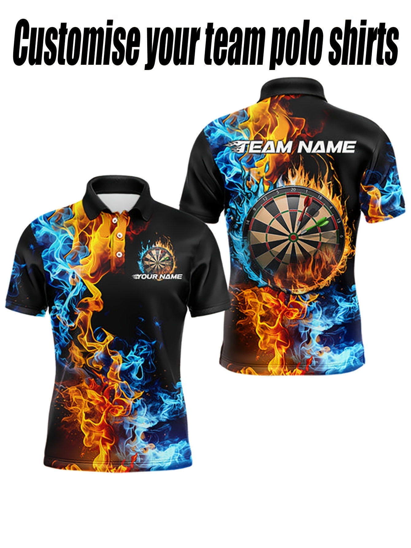 item picture custom flame   team shirt personalized team competition t shirt fashionable sports top printed  