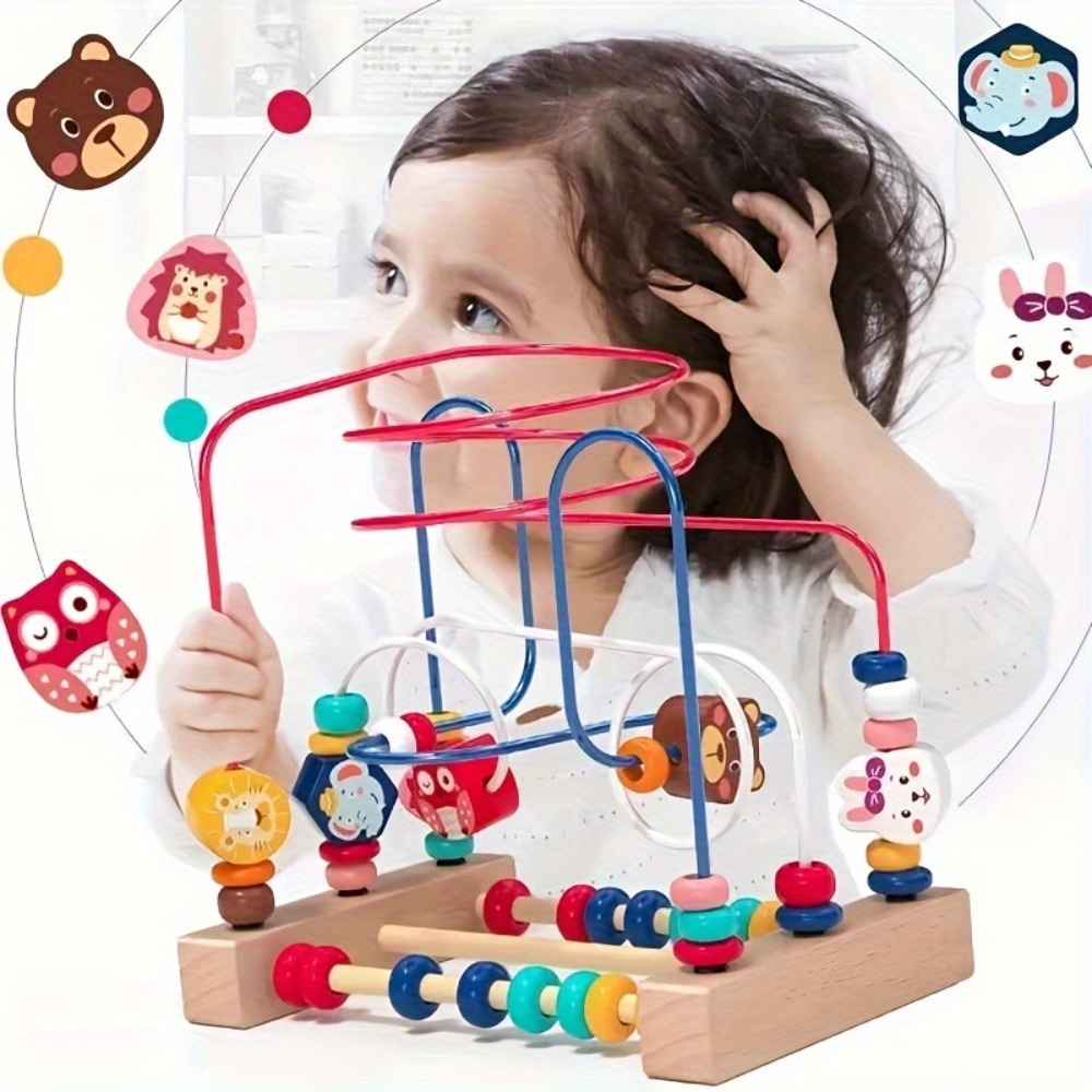 Baby Bead Wrapped Puzzle Early Education Toy for Infants And Young Children