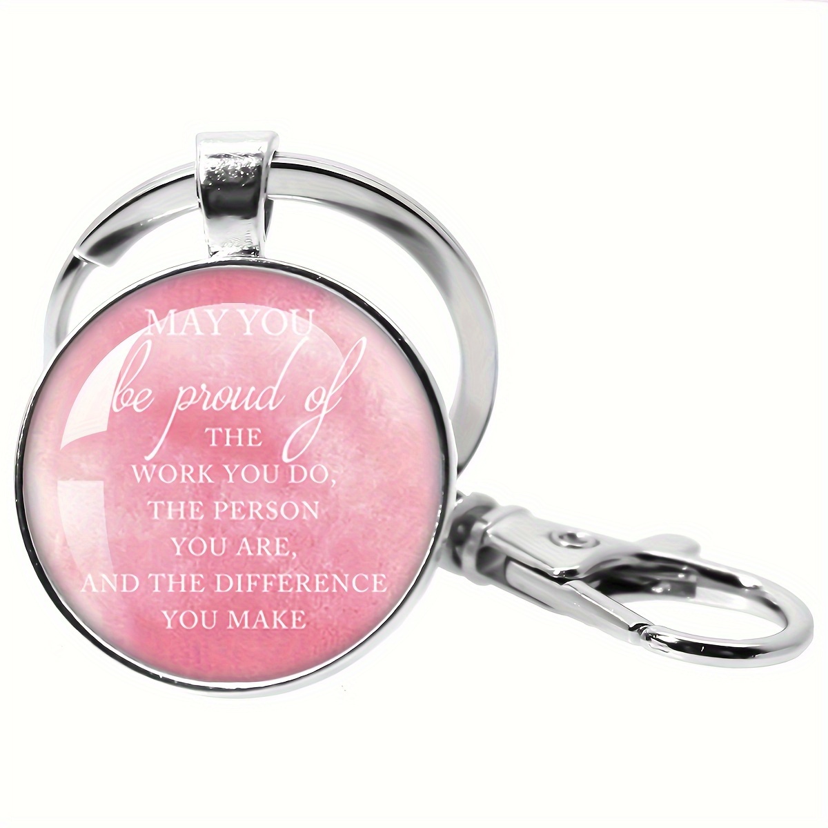 Ghloyza Portachiavi Di Ringraziamento Con Incisione 'Thank You For Being Lovely' - Regalo Per Donne, Colleghe, Insegnanti, Amiche, Infermiere