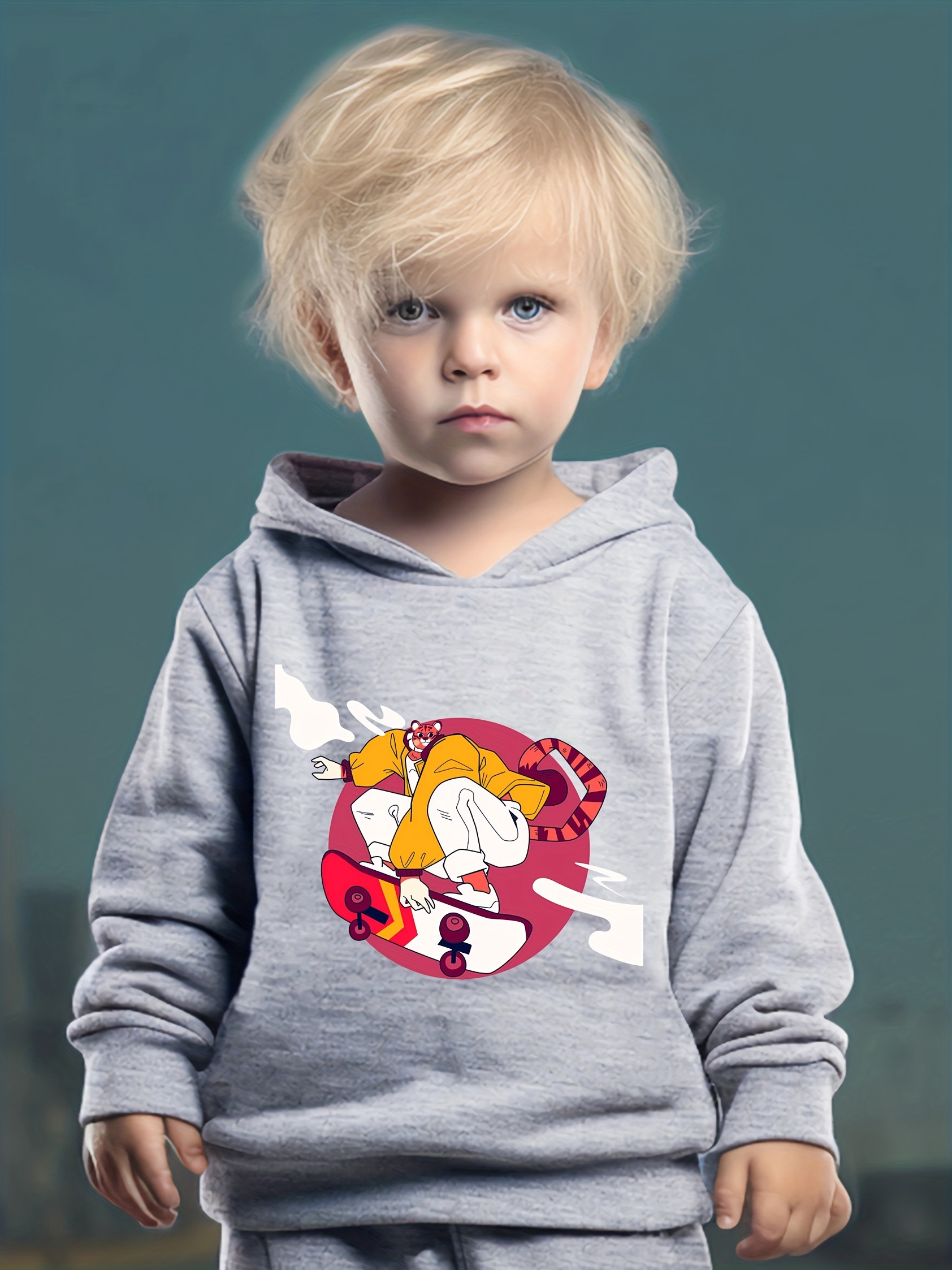 ensemble vêtements enfants sweat à capuche respirant Temu France