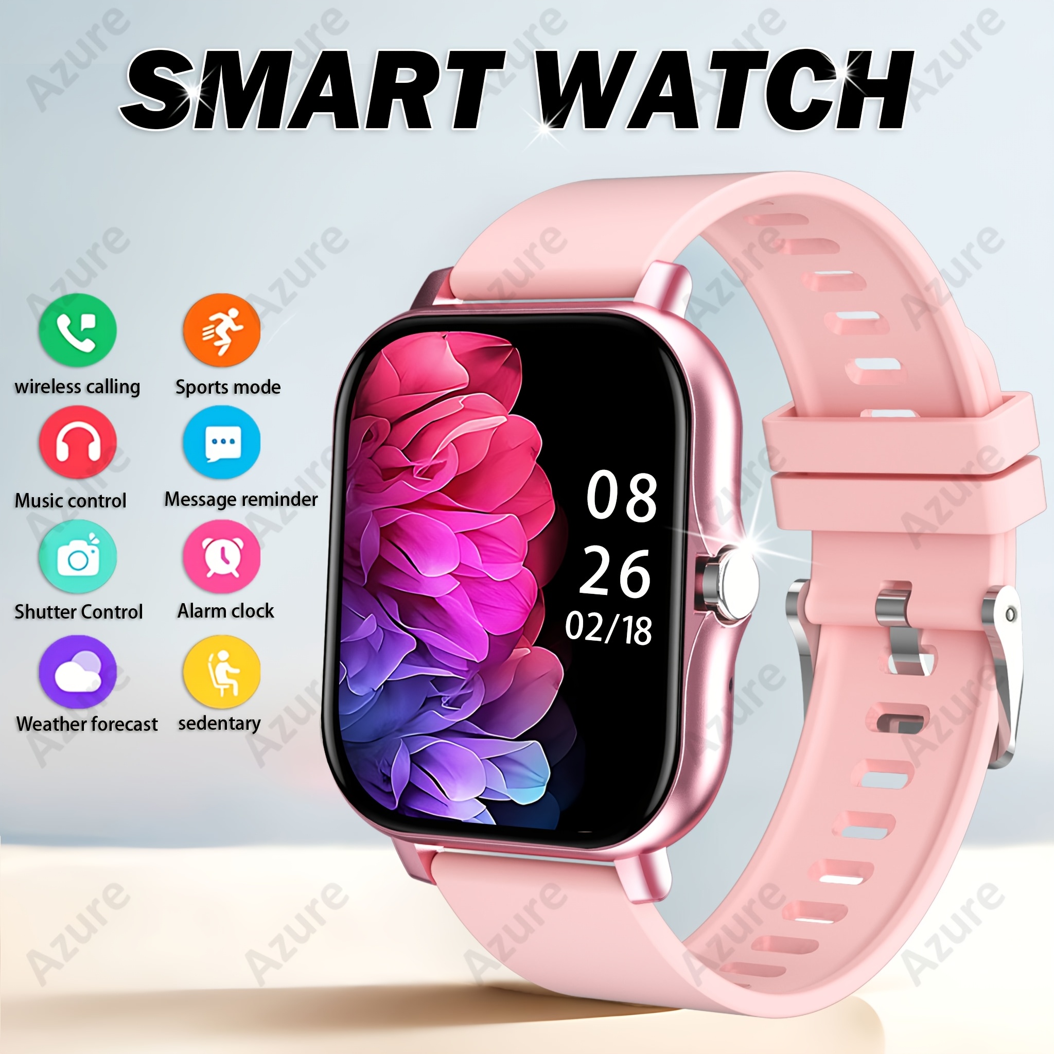 25 New Fashion Smart Watches, HD Display Unisex with Wireless Call Alerts & Music Playback for All Sports Modes - Ideal Gift Suitable for Android and iPhone, Ultra Smart Watch, Small Smart Watch, Ultra Thin Smart Watch