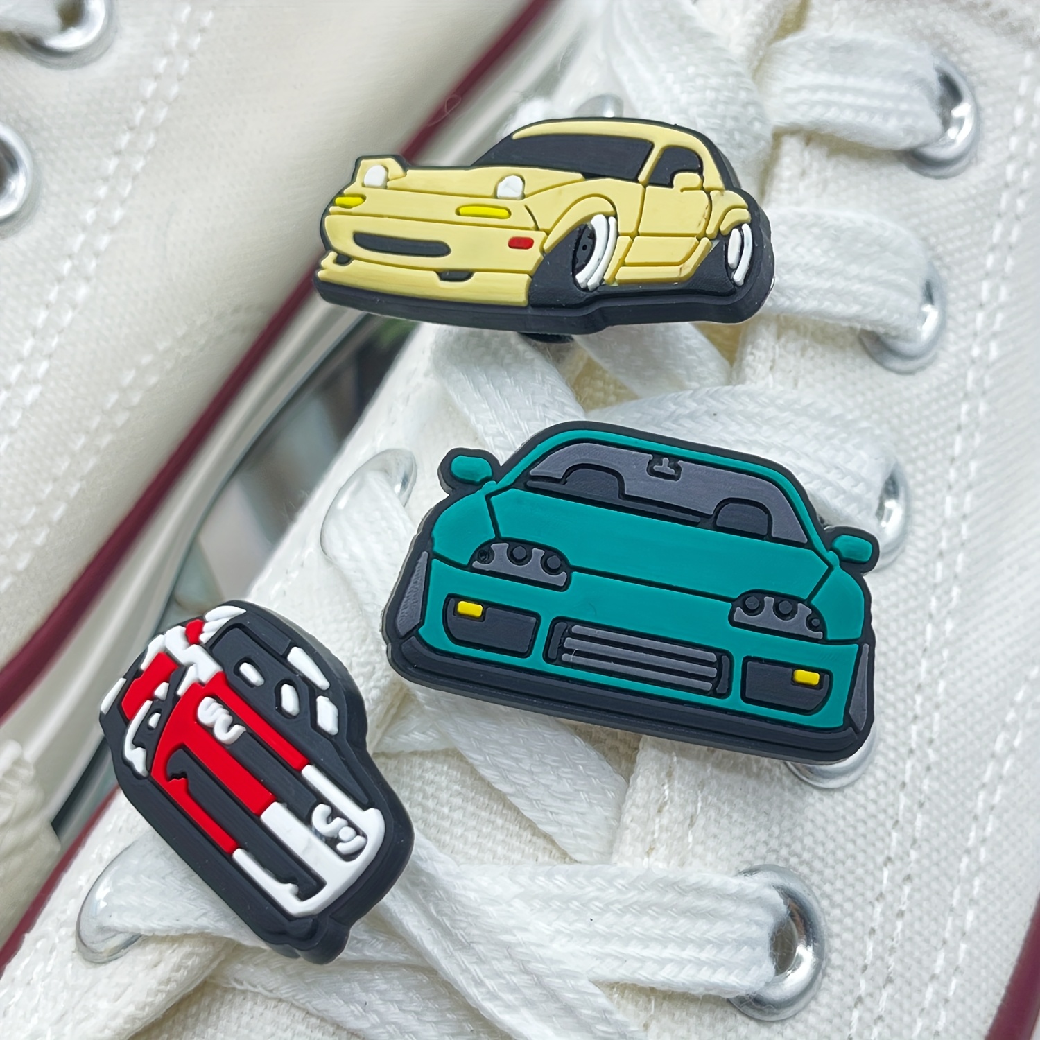 car shaped shoe charms colorful random assorted Temu Bahrain - Main Image