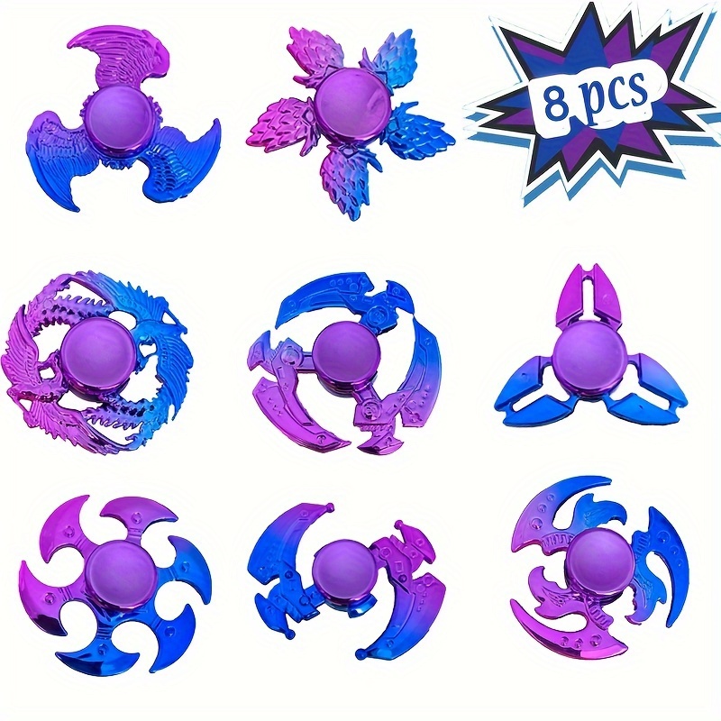 

8pcs - Small , Purple/, Plastic, Novelty Toy For & Adults, Desktop , Bag Fillers,