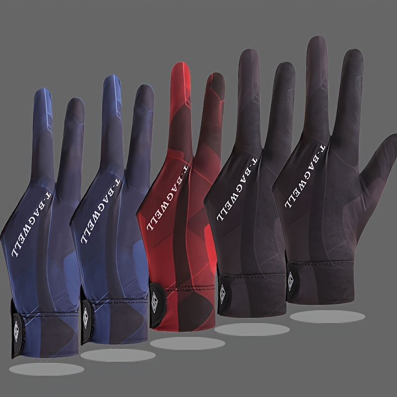 TEMU Lot de 5 Gants pour de Billard - Couverture Complète de , Prise Antidérapante, Respirant, Unisexe pour (//) - pour Joueurs Gauchers, Billard,