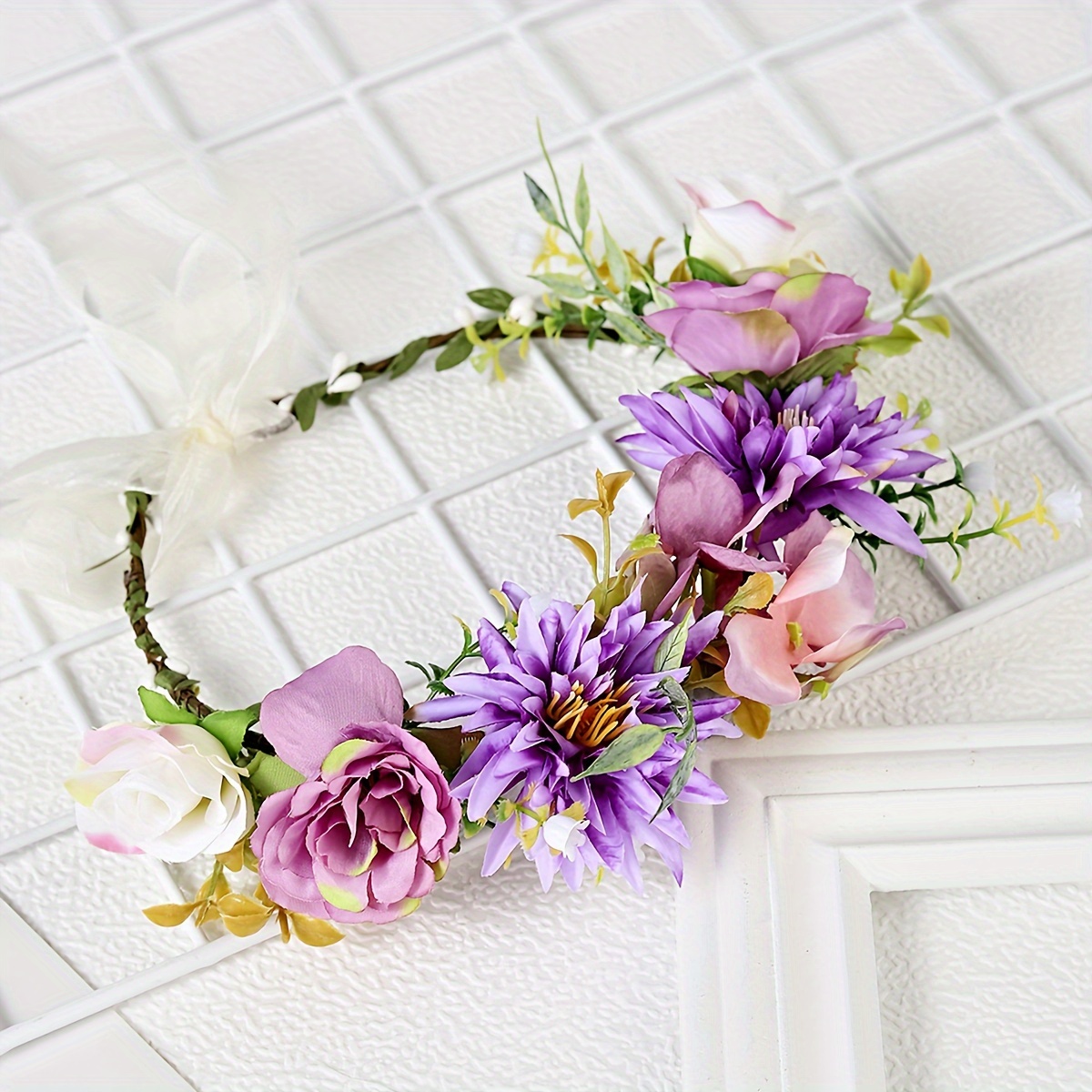 1pc womens romantic fabric rose headband bridal bridesmaid Temu - Main Image