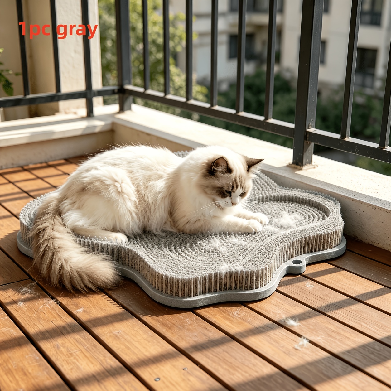 TEMU Cat Massage Brush Scratcher, Multi-functional Wall-mounted Cat Brush For Itching, Fur Removal, And Relaxation, Space-saving Self-grooming Design