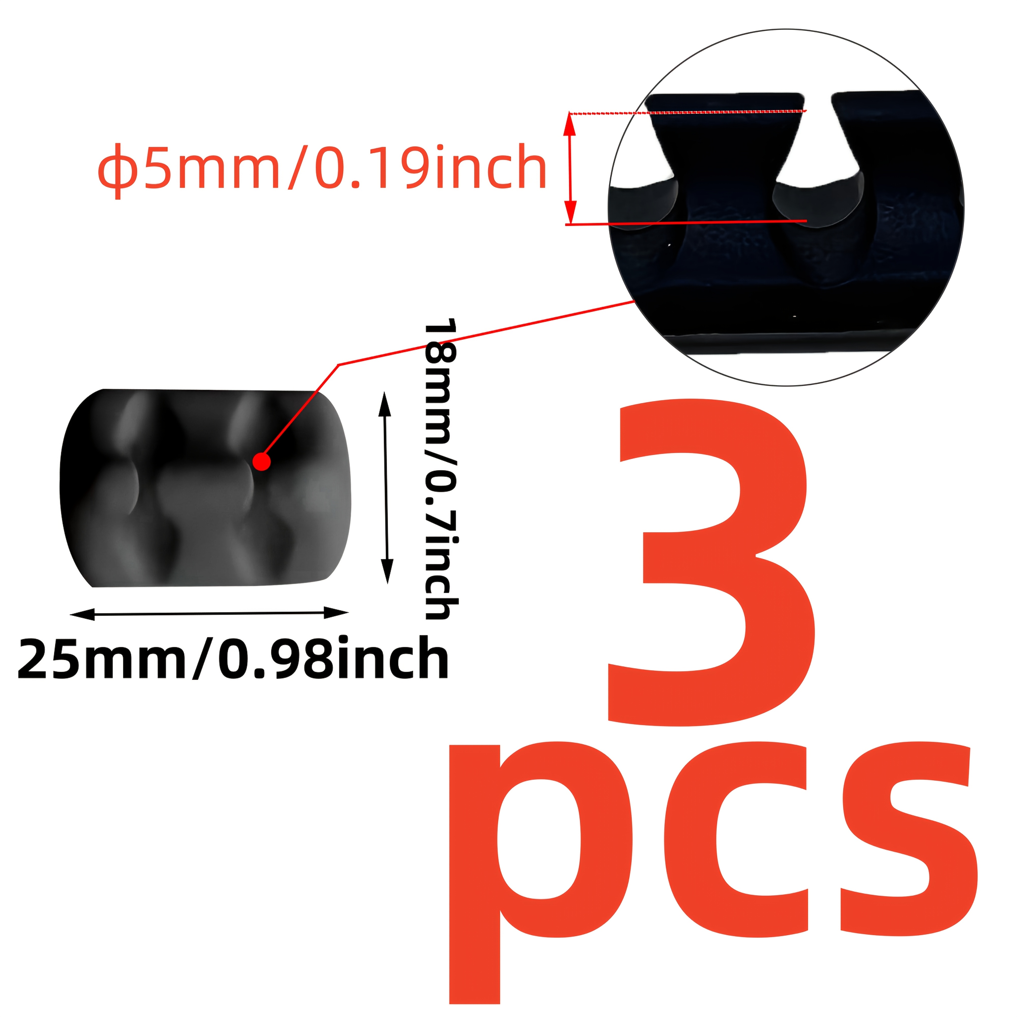 Image of 1/2/3/5pcs Self-adhesive Cable Management Clips - For Desk/home/office/car, Usb/power/mouse/charger Cable Holder