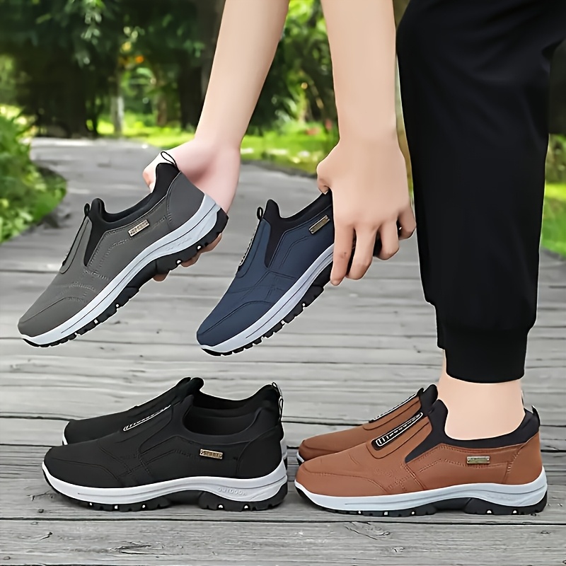zapatos tipo mocasín para hombre - tela transpirable, cómodos y antideslizantes, adecuados para usar en las  , ideales para actividades al aire libre, diseño  , zapatos deportivos casuales de corte   | zapatos deportivos  s con   de pvc   9