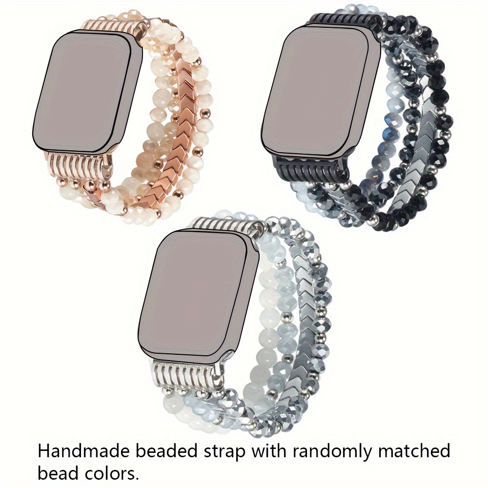 

Stretch Strap Compatible With Watch Band 38mm 40mm 41mm 42mm 44mm 45mm Fashion Watch Wristband Suitable For Watch Series Se 8 7 6 5 4 3 2 1 Smart Watch