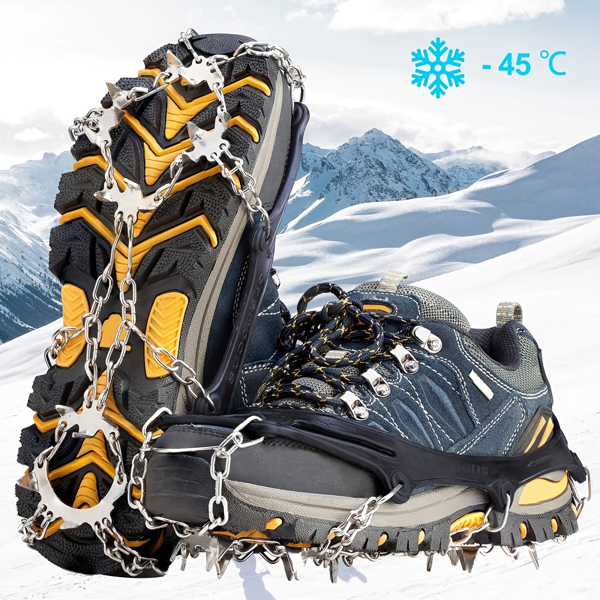 Rock Climbing Shoes Ice Climbing Boots Spikes Crampons Ice Shoes