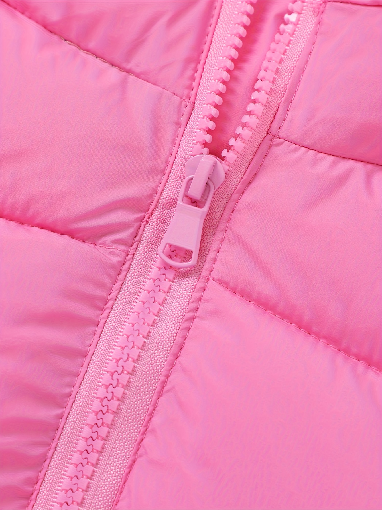 Boys' Medium Length Solid Color Hooded Padded Jacket with True Pocket