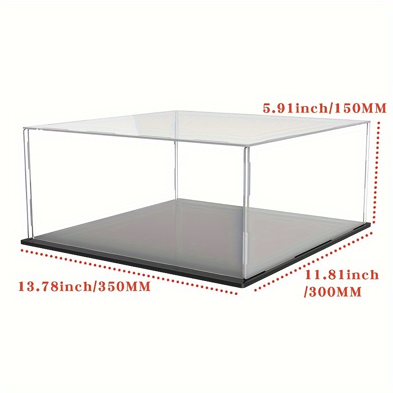 Lego Baseplate Tapeera Black Wooden Mini Memorabilia Display