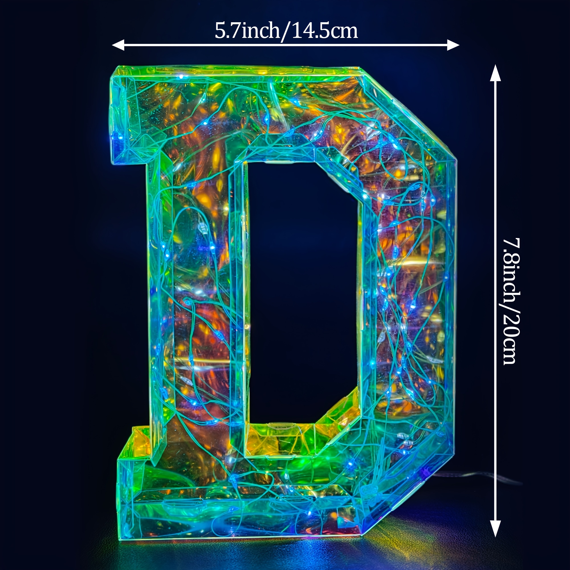 LED Color-Changing Letter and Number Lights