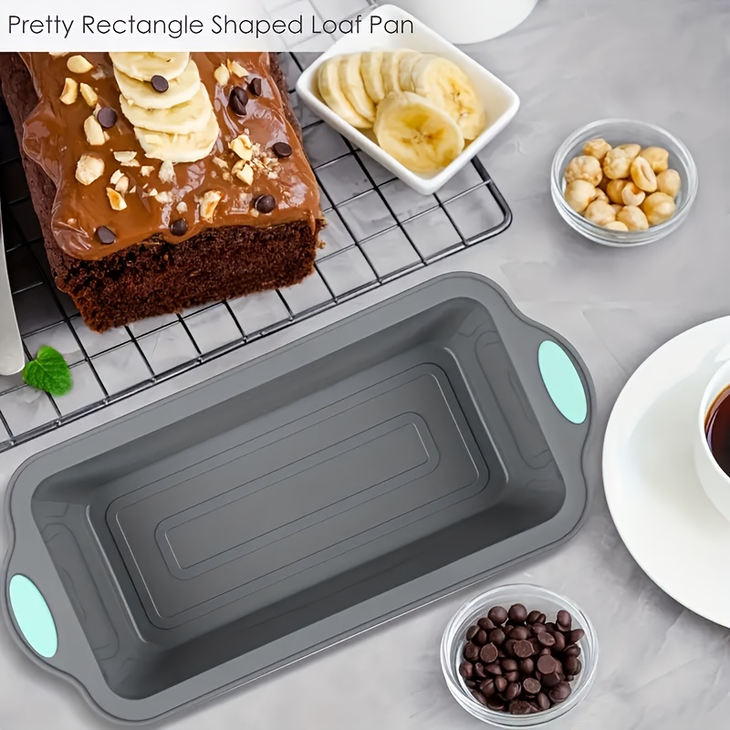 

1/2pcs Silicone 11.7''x5.5'', Food Grade Silicone Mold, For Baking Banana Bread, , Brownie, Pan, Making Tool, Baking Pan, Oven Accessories, Baking Tools, Kitchen Accessories