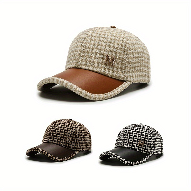 

Pattern Polyester Cap M Branding, , , , , Non-stretch, Pu For Women, Hat