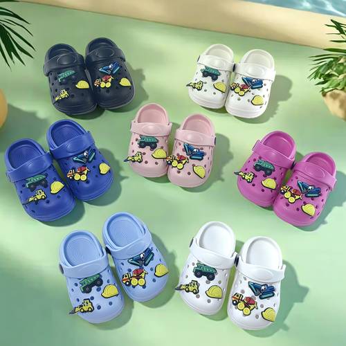 summer cartoon slippers for boys and girls cute daily casual fashion clogs for home outdoor beach and parties
