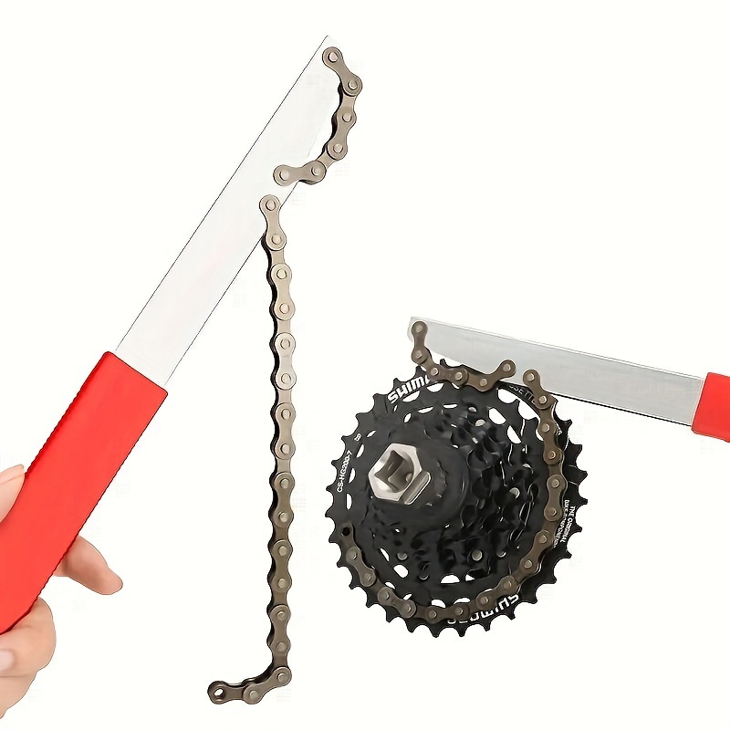 

Motsuv Bike Cassette Removal Tool - Tungsten Steel Freewheel Disassembly Wrench & Chain Whip, Essential Cycling Repair Kit