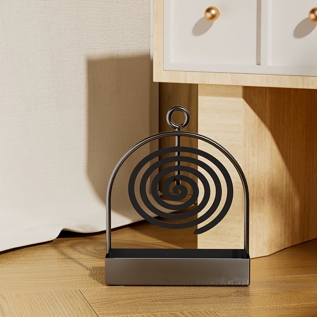 1pc Mosquito Coil Stand, Metal Material, Suitable for Hanging Mosquito Coils or Sandalwood Incense, Applicable to Decorating Living Rooms/Bedrooms and for Outdoor Camping
