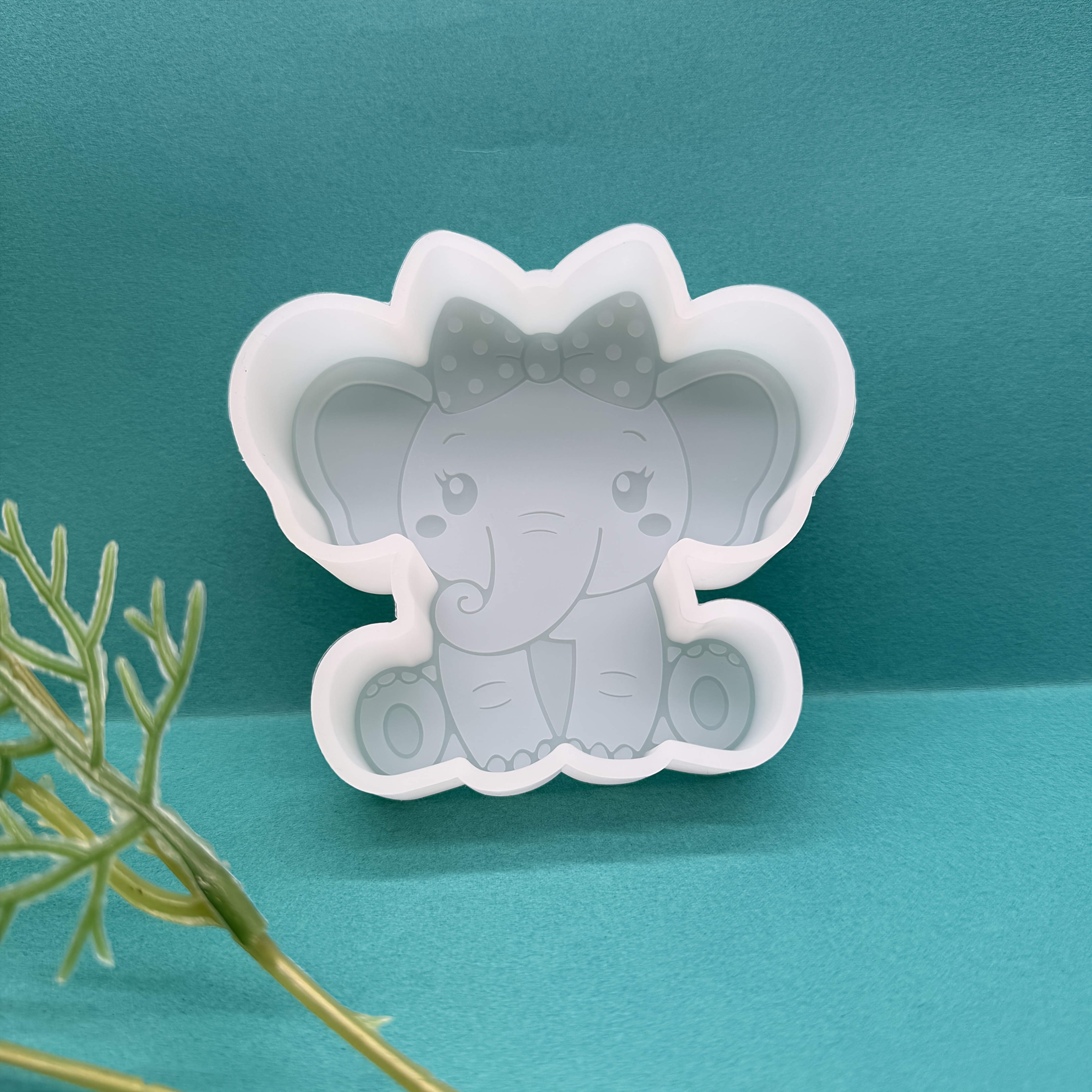 TEMU Molde de Silicona de Resina 1pc, Molde de Silicona de Elefante para Coche, Yeso, Vela, Molde de Silicona de Resina