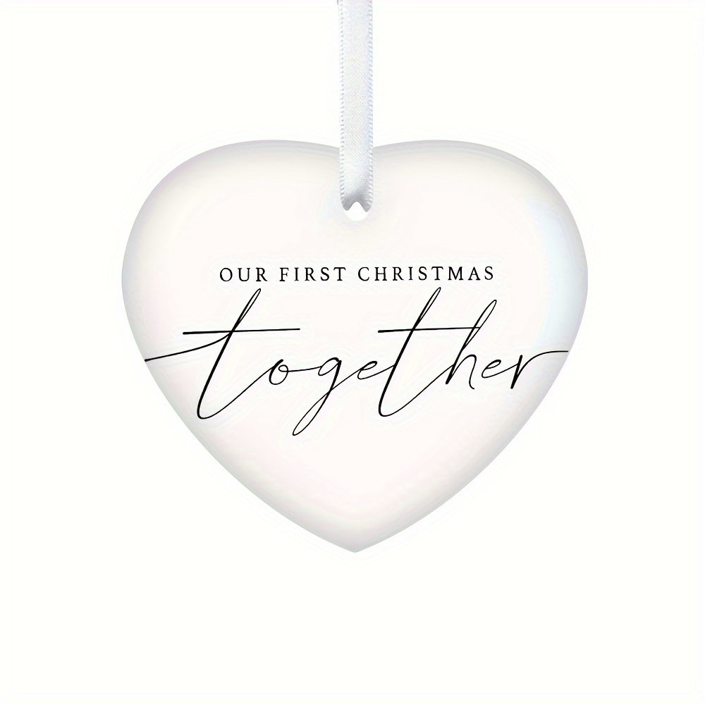 First Christmas " Acrylic Ornament - Perfect Keepsake & Gift For , Christmas Garland, Garland