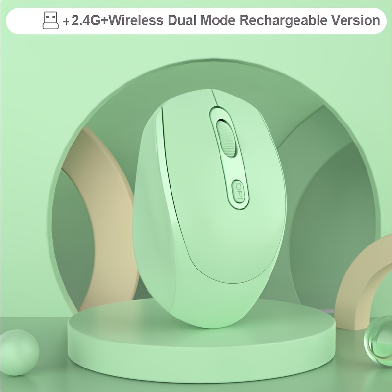 2.4gh Wireless Mouse Rechargeable Dual Mode Mouse ( - Temu