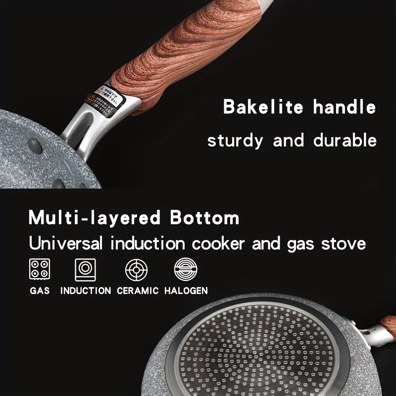 Flat Bottom Non-Stick Frying Pan for All Stovetops