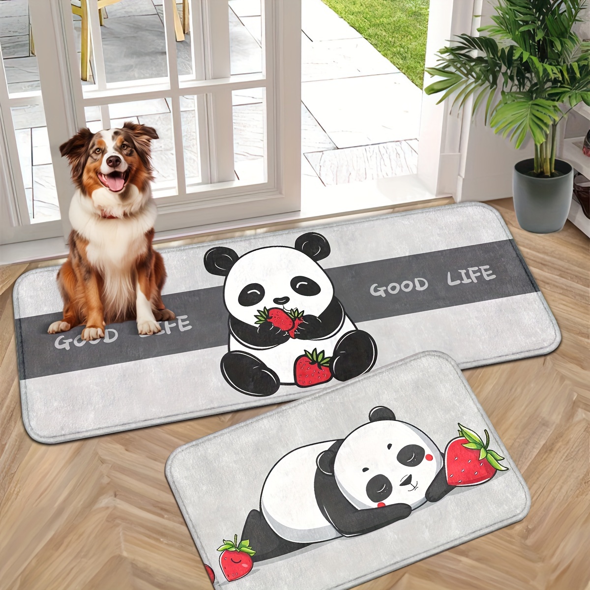 

Door Mat - Indoor Entryway Mat For Front Door - Machine Washable - Non-slip - Knit - Machine Made - Polyester - Size: 25.5 X 17.7 Inches