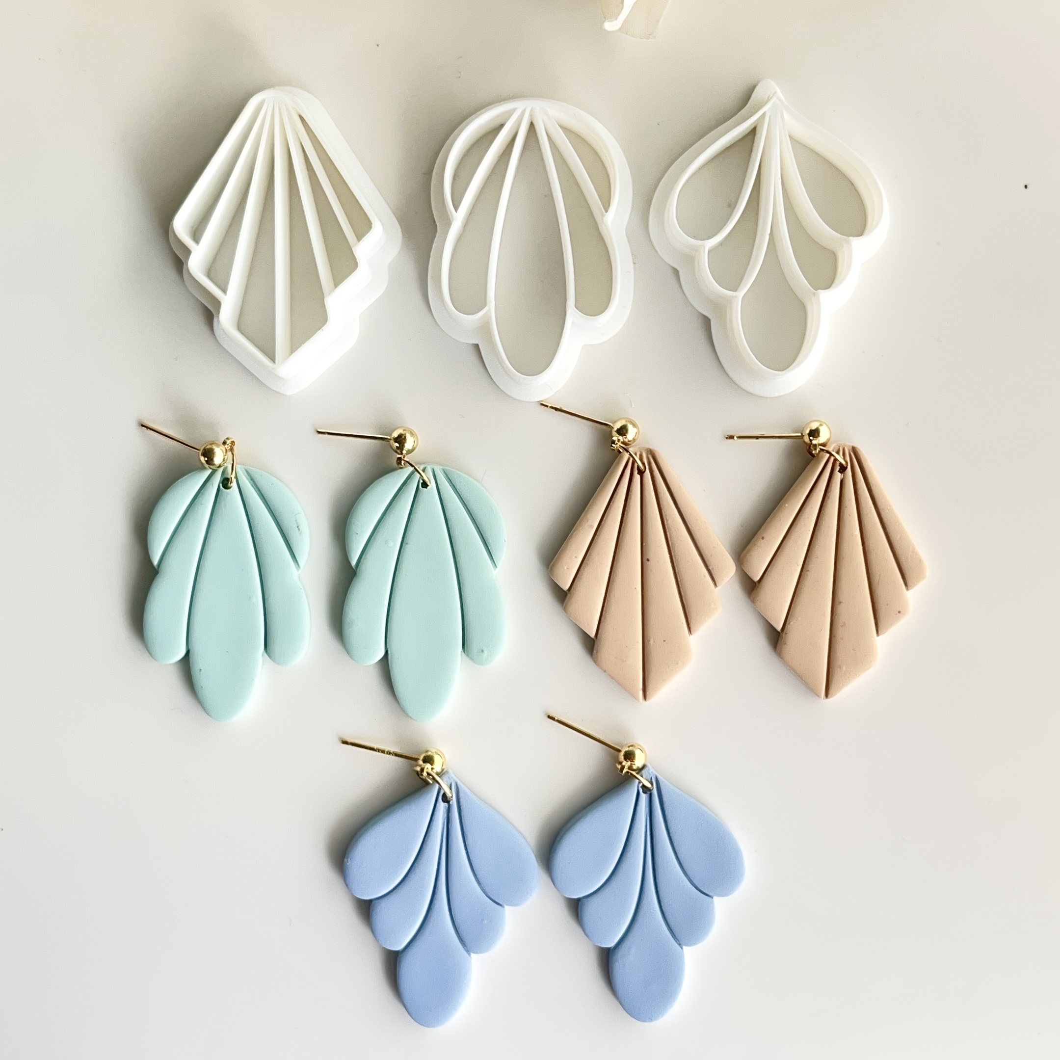 Minimalist Style Polymer Clay Mold, Earring Clay Cutter, 3D Printed Clay  Cutter for Polymer Clay Jewelry, Plastic Material for Crafting a