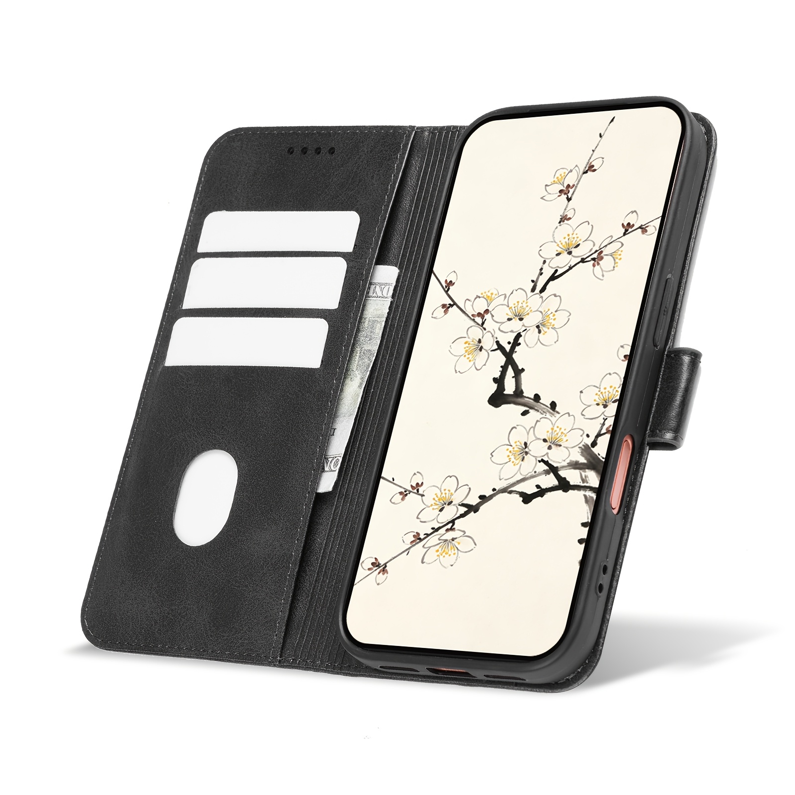 TEMU Phone Case: [compatible With Phone Case]flip Wallet Case For Galaxy A17, Elements, Lens Protection, Card Slots, Can Store Cash Photos,