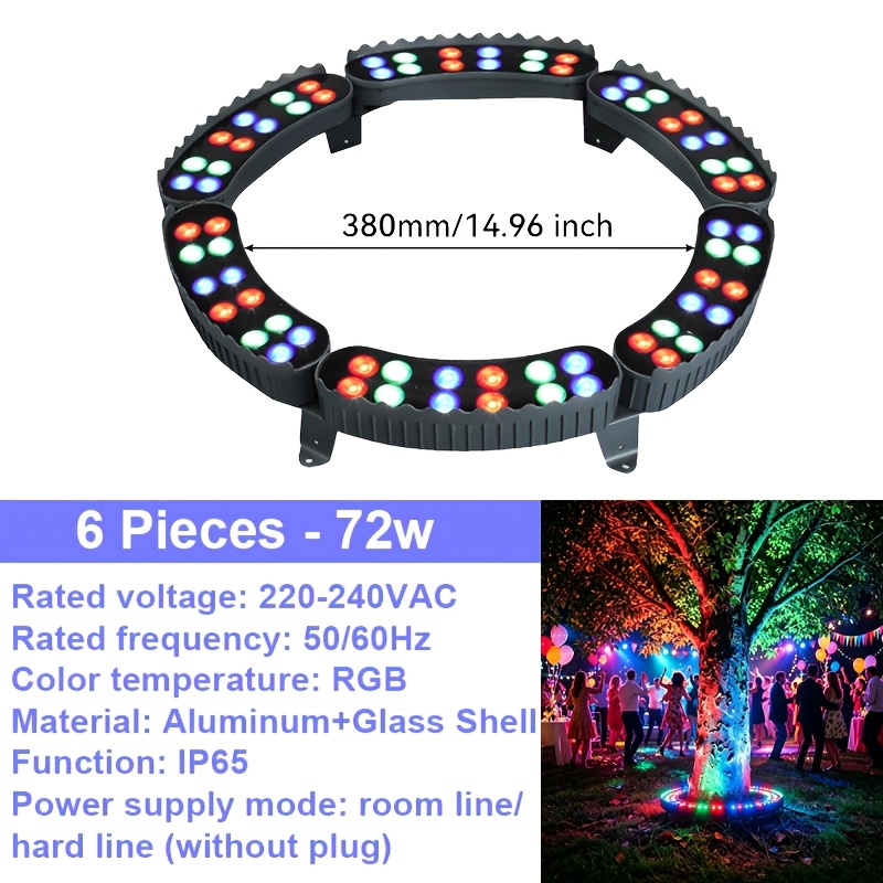 Led Tree Wrapping Light, 3d Surround Lighting, Color/warm White/cool White, Durable, Easily Wraps Around , Landscape Lighting Fixtures, Commercial Street Lighting